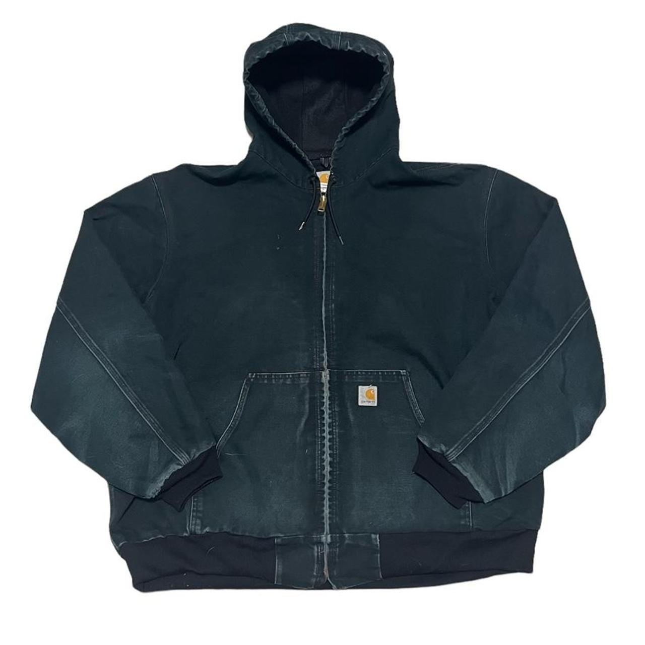Vintage 90’s Carhartt bomber workwear jacket in... - Depop