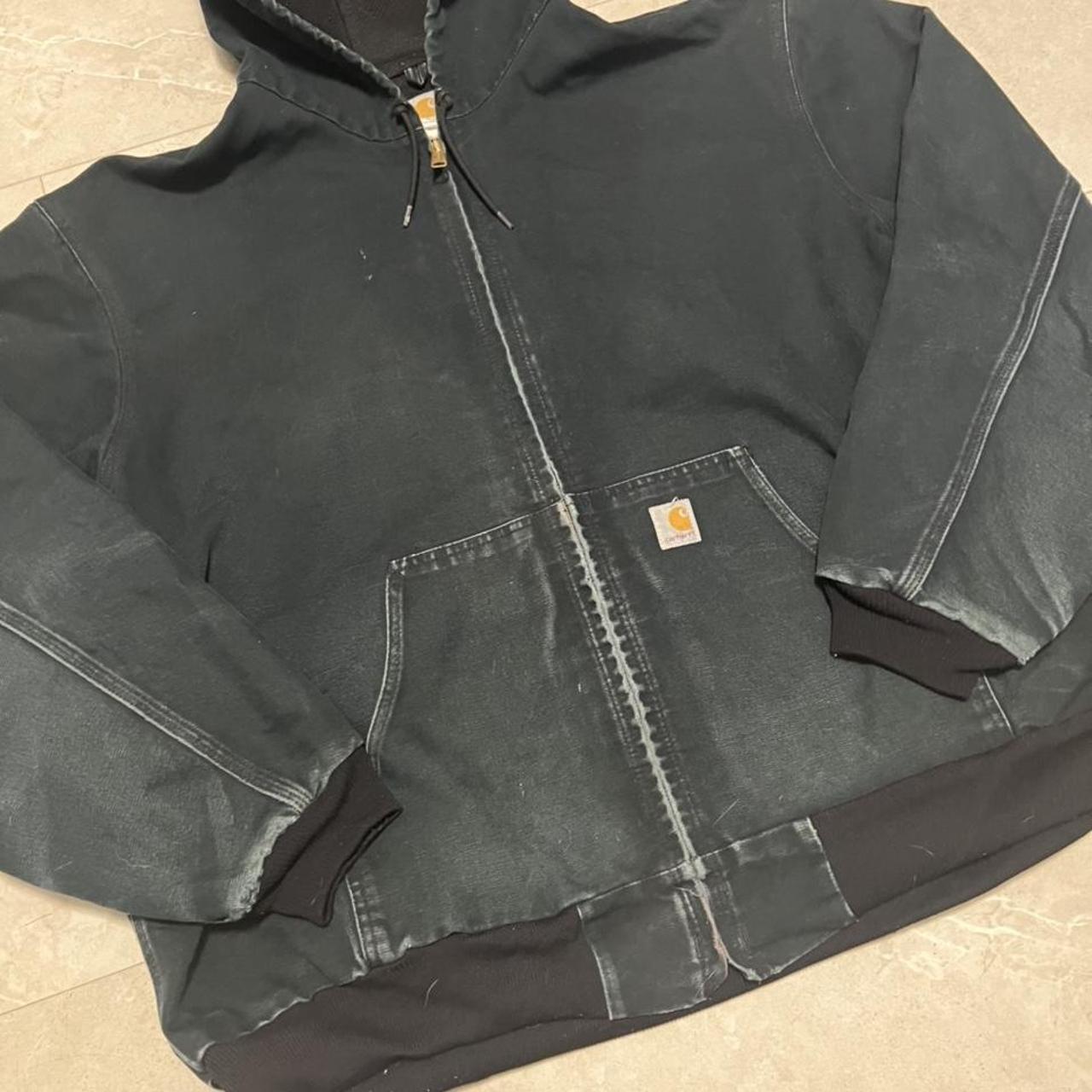 Vintage 90’s Carhartt bomber workwear jacket in... Depop