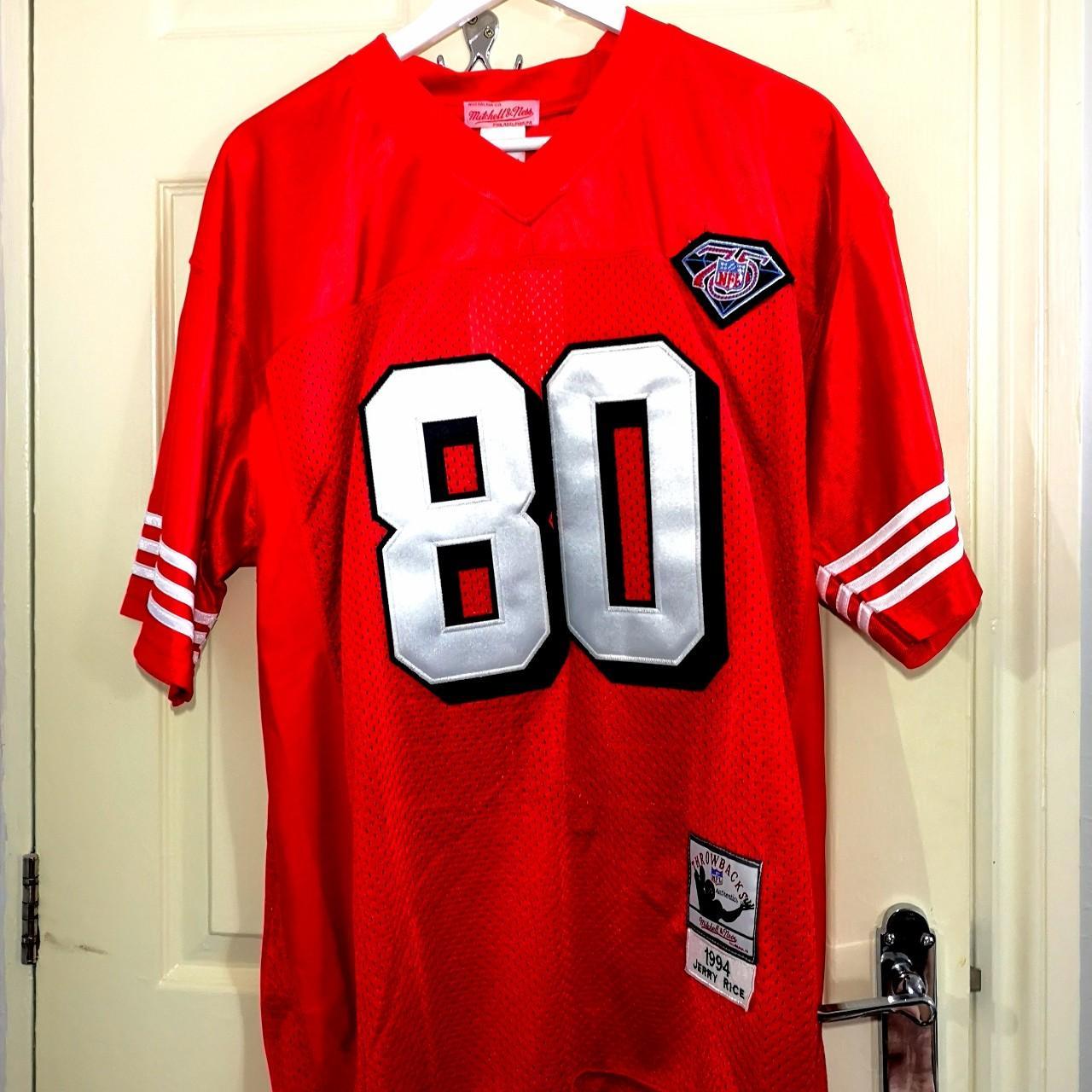 49ERS JERRY RICE 1994 THROWBACK MITCHELL AND NESS - Depop