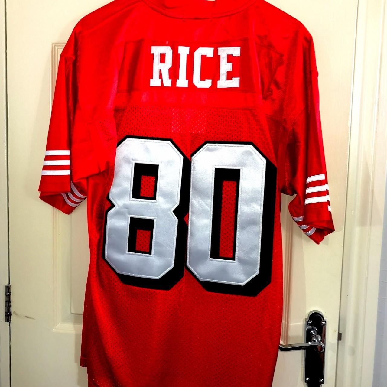 49ERS JERRY RICE 1994 THROWBACK MITCHELL AND NESS - Depop