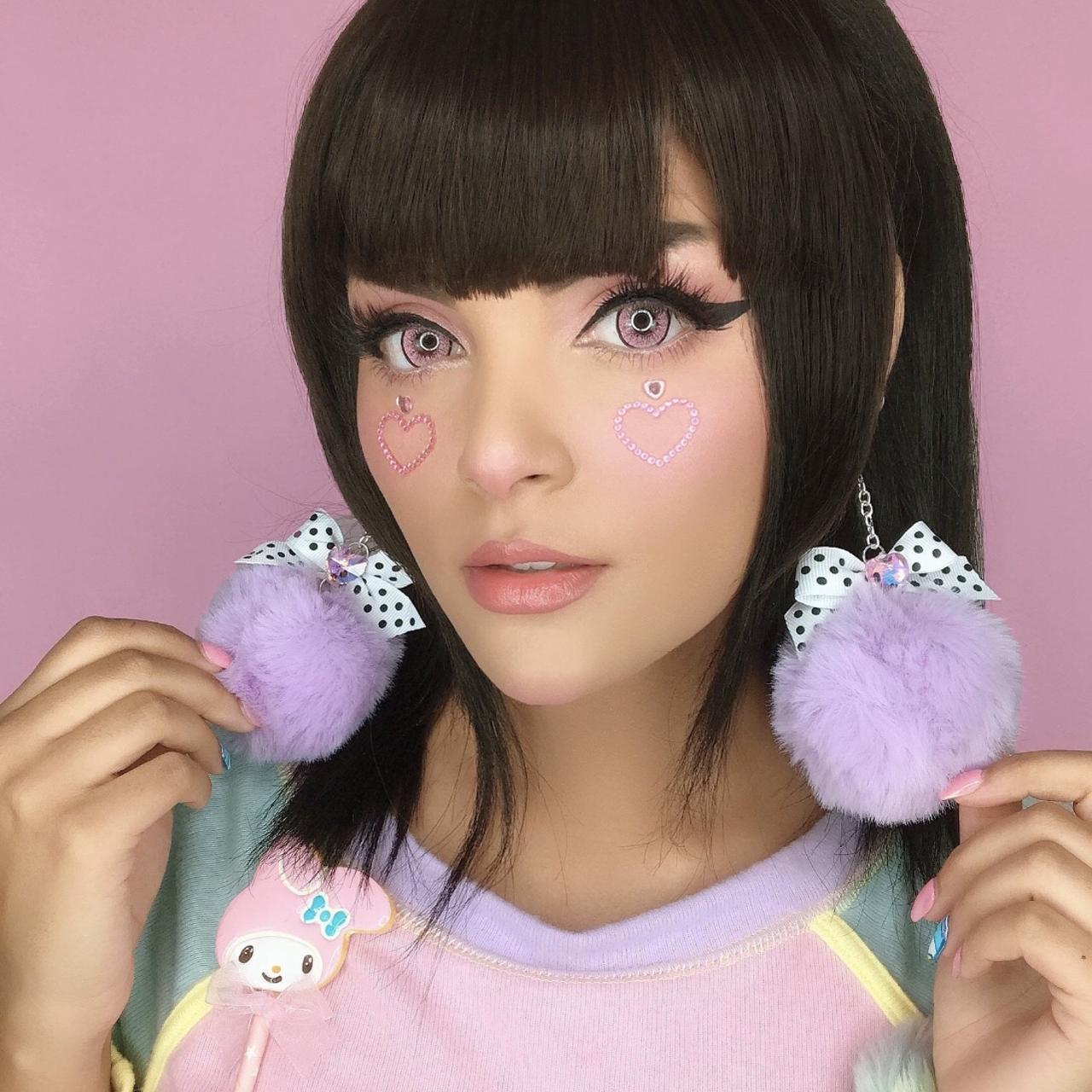 Poof ball clearance earrings