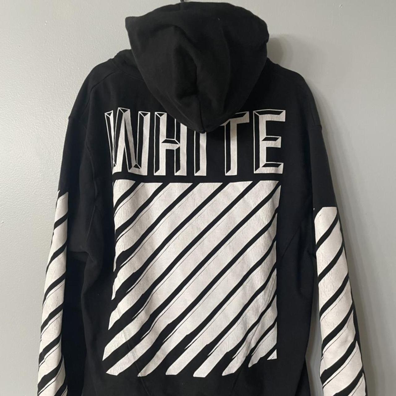 Off white store hoodie stripes