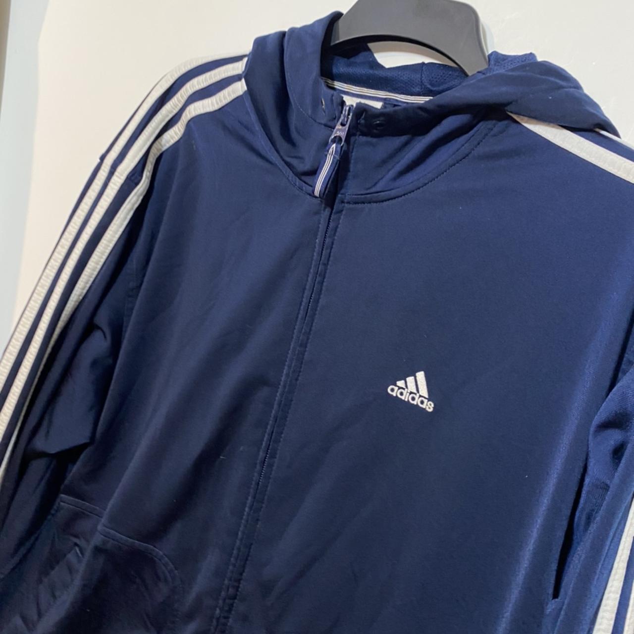 Amazing Adidas Hoodie Zip up Front pockets •Label... - Depop