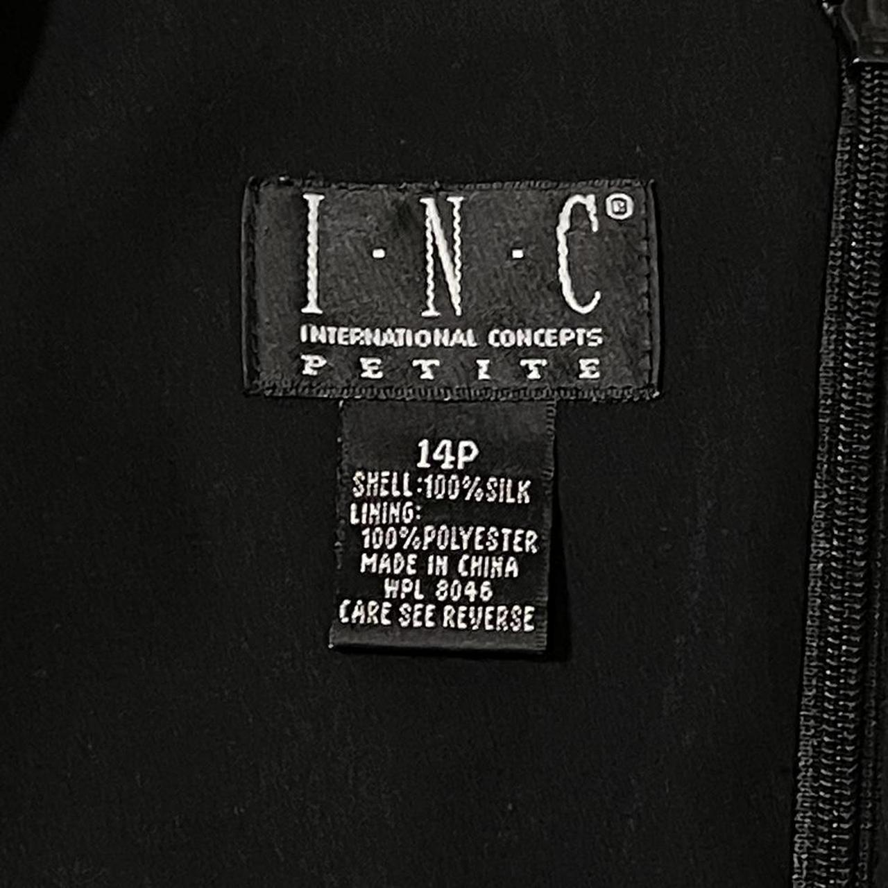 INC International Concepts Women's Black and Cream Dress (4)