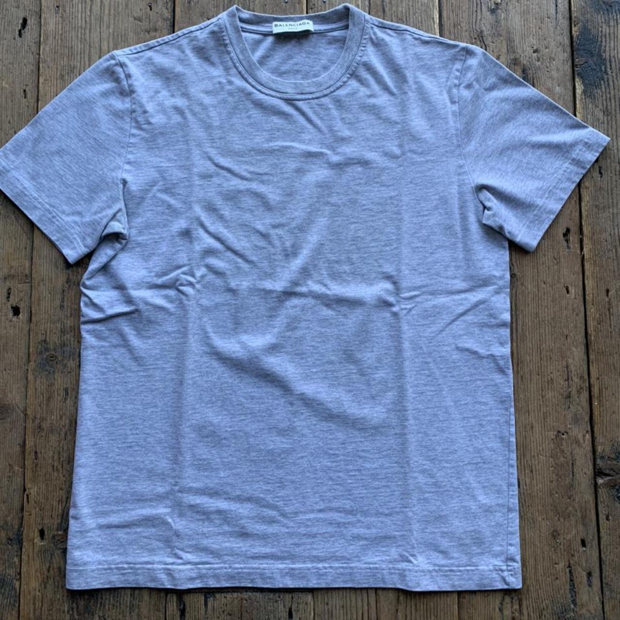Balenciaga Men's Grey T-shirt | Depop