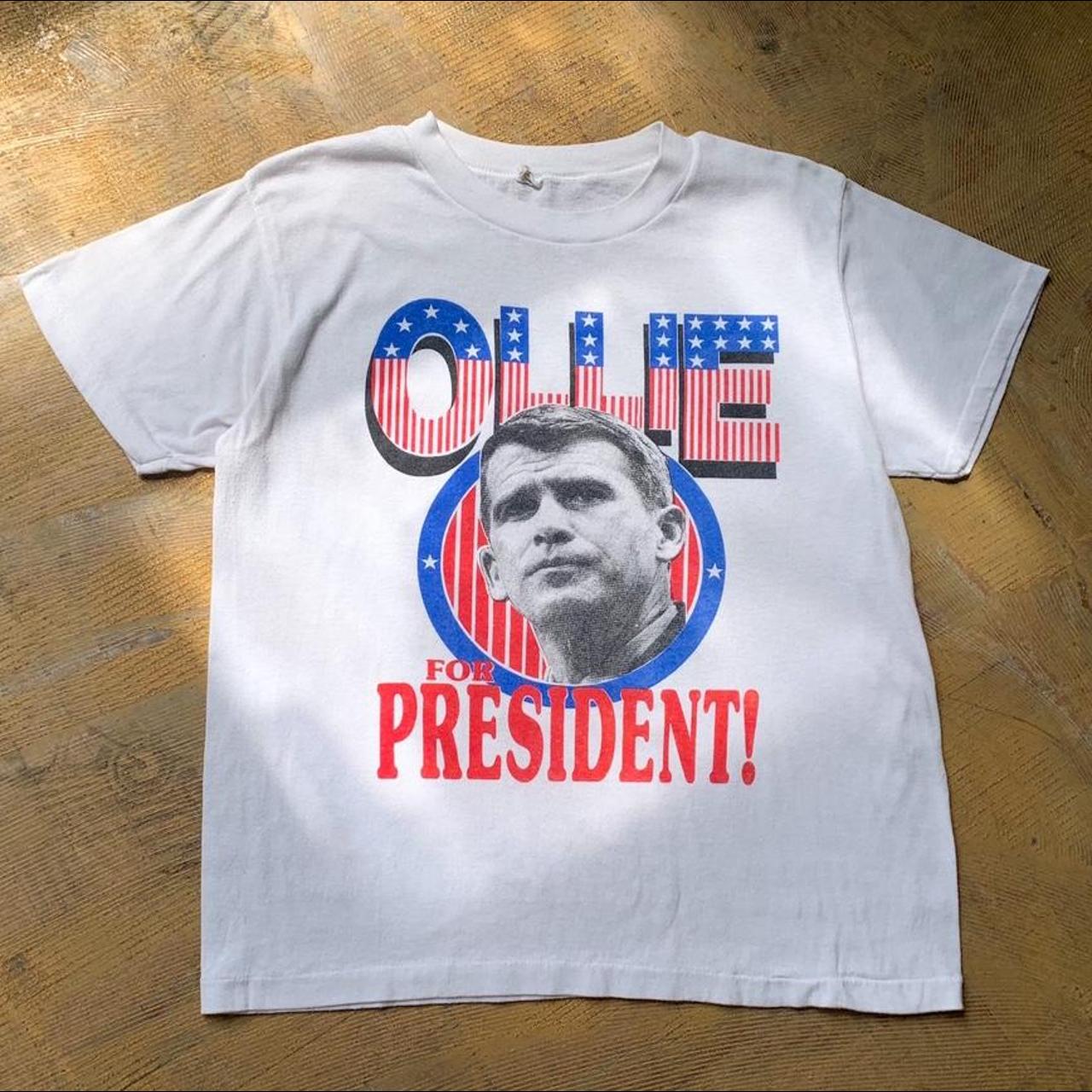 Vintage 80s Ollie For President t-shirt Super Rare... - Depop