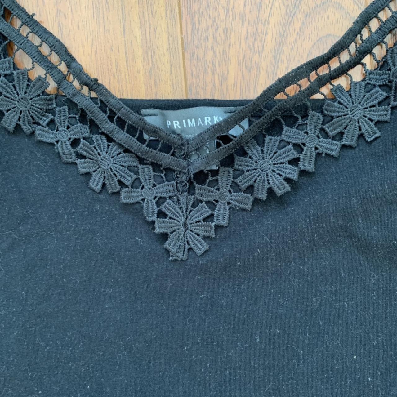 Primark Women's Black Crop-top | Depop