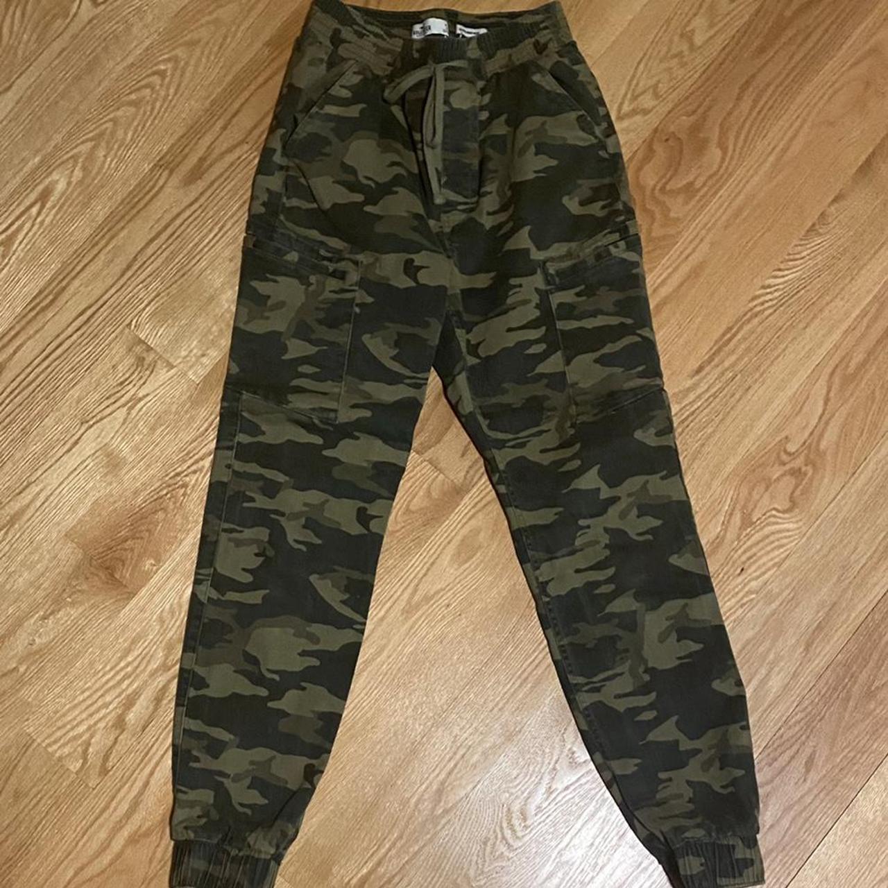 Hollister ultra high rise camo cargo pants. Great... - Depop