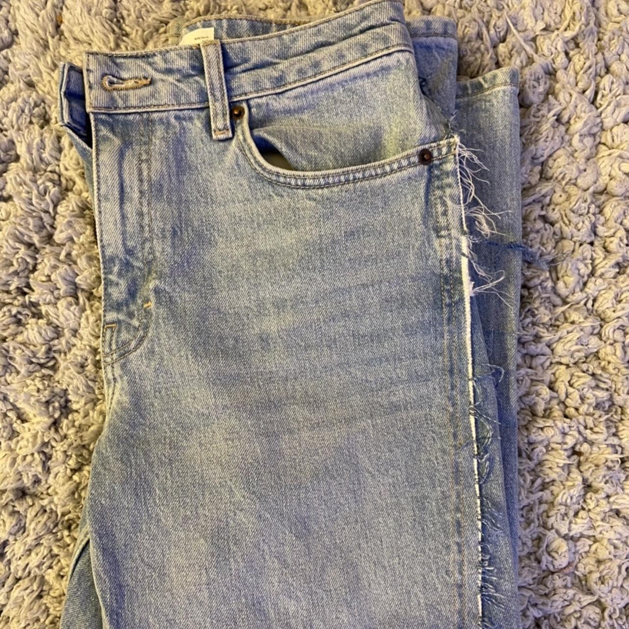 wide leg jeans fits a size 6-8 only worn once - Depop