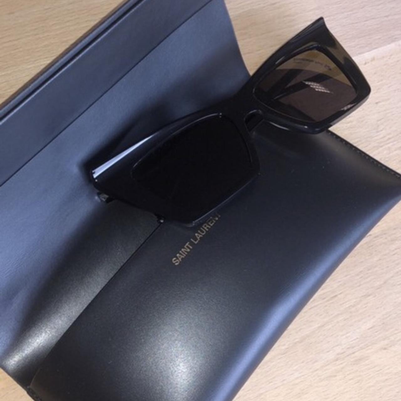 YSL Cat eye sunglasses Brand new comes with box, - Depop