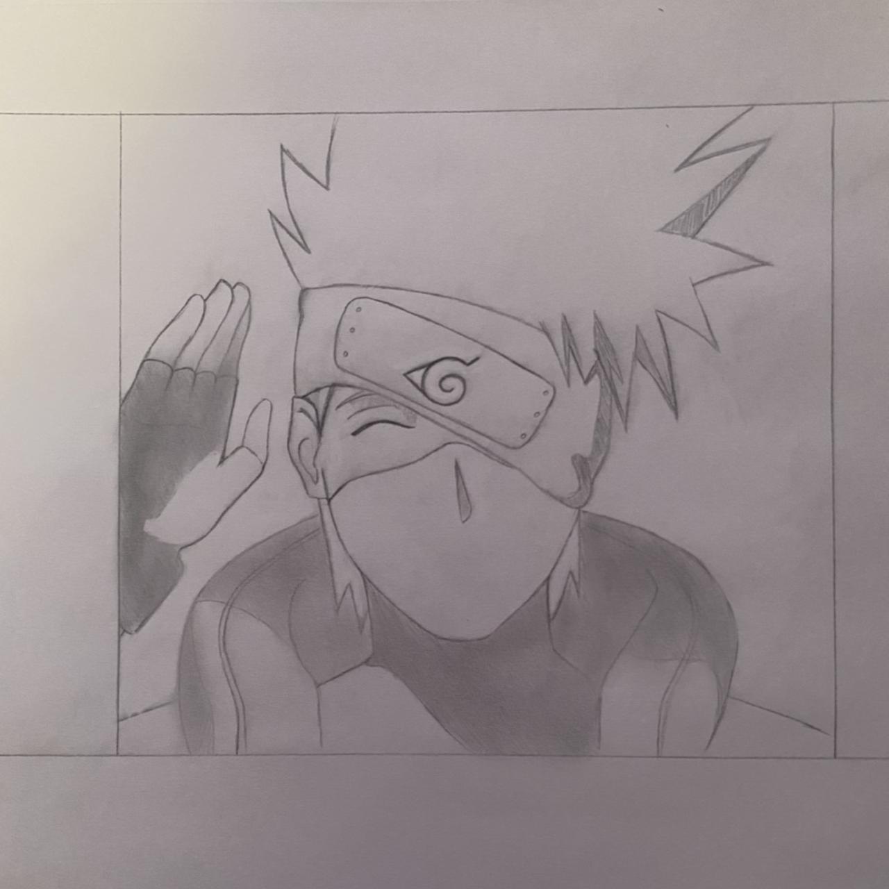 My DMS Kakashi drawing (Pencil and Paper) : r/Naruto