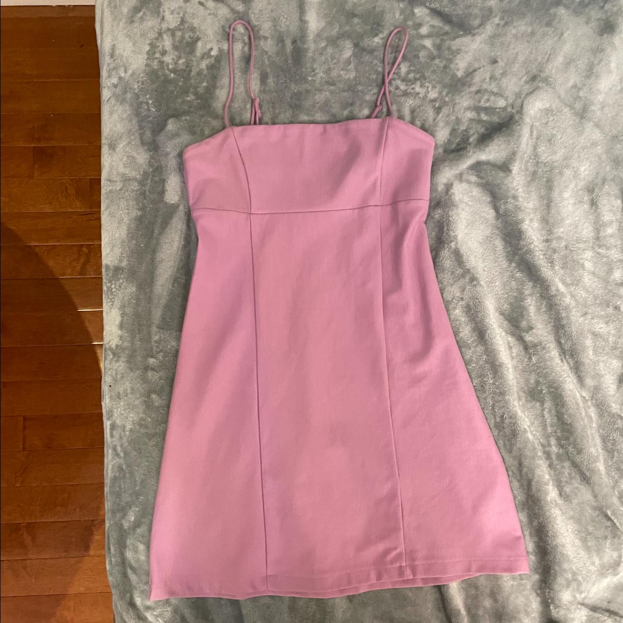 pink urban outfitters mini dress in size S. never... - Depop