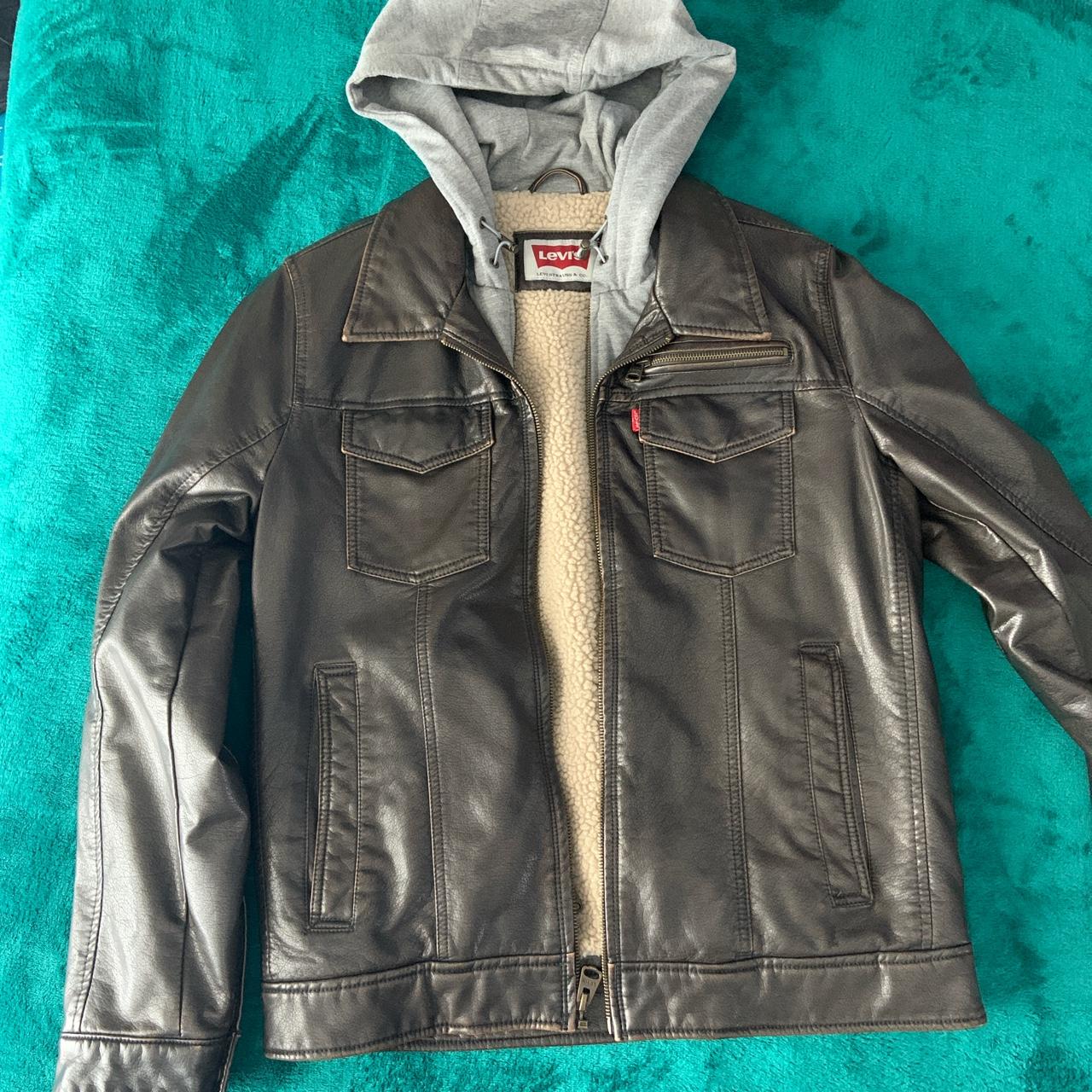 Levis leather shop jacket 54163