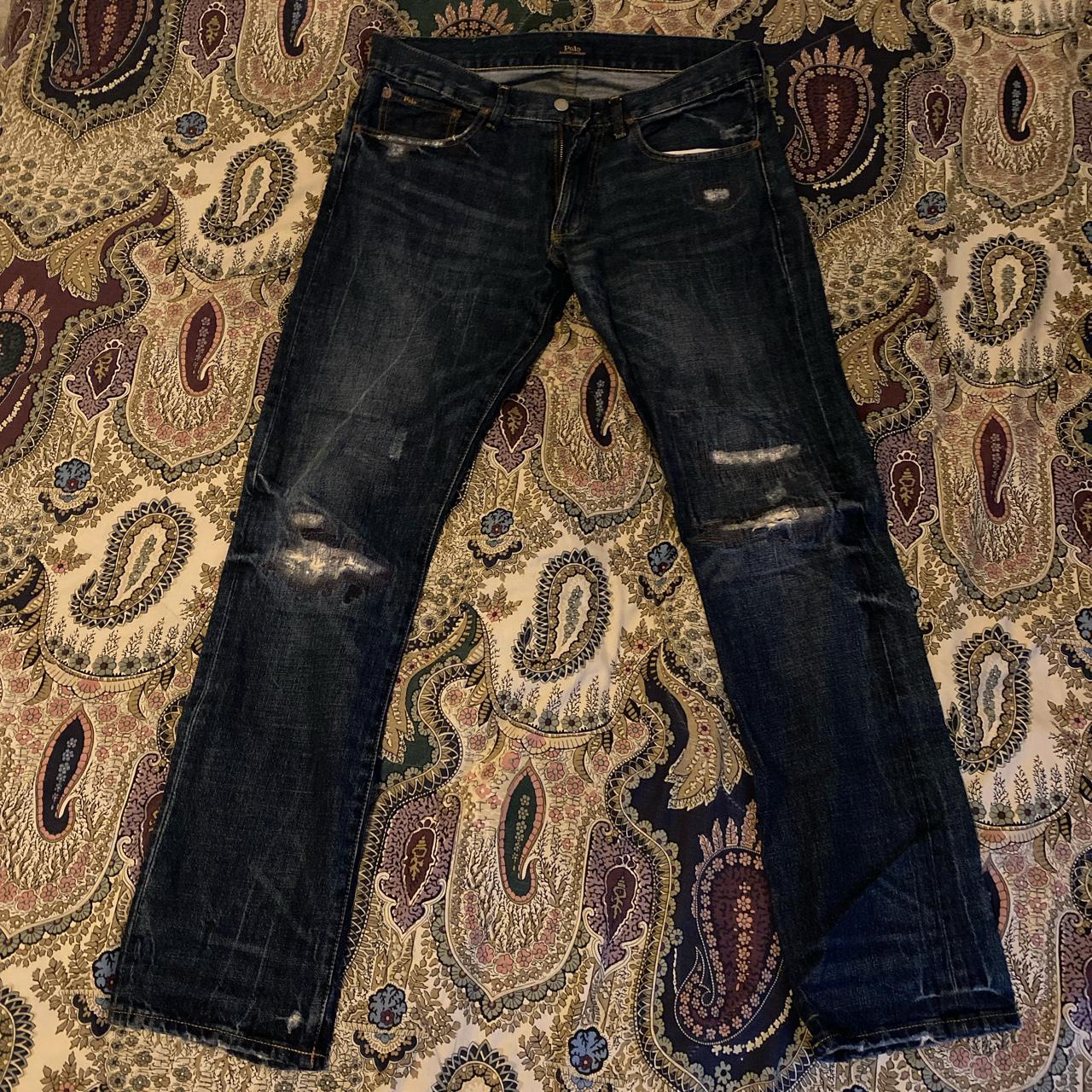 Ralph lauren distressed sales jeans