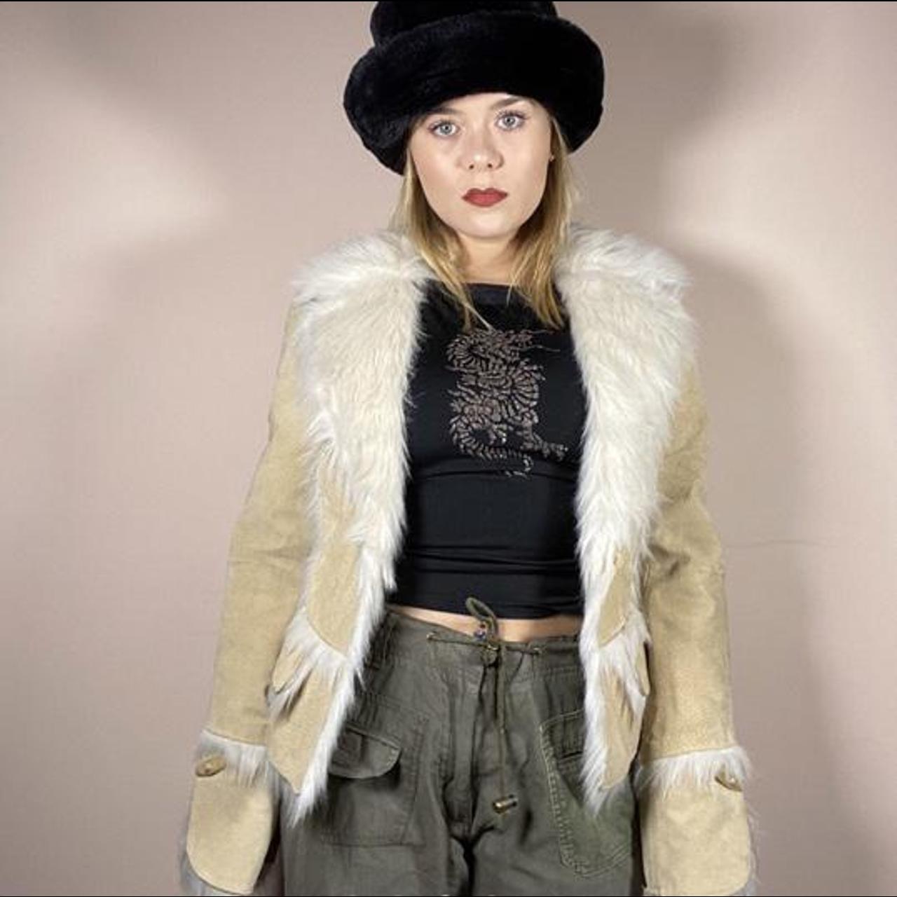 ★大人気商品★ toi de Morgan - REPOP y2k Depop | and suede beige 00s ジャケット・アウター