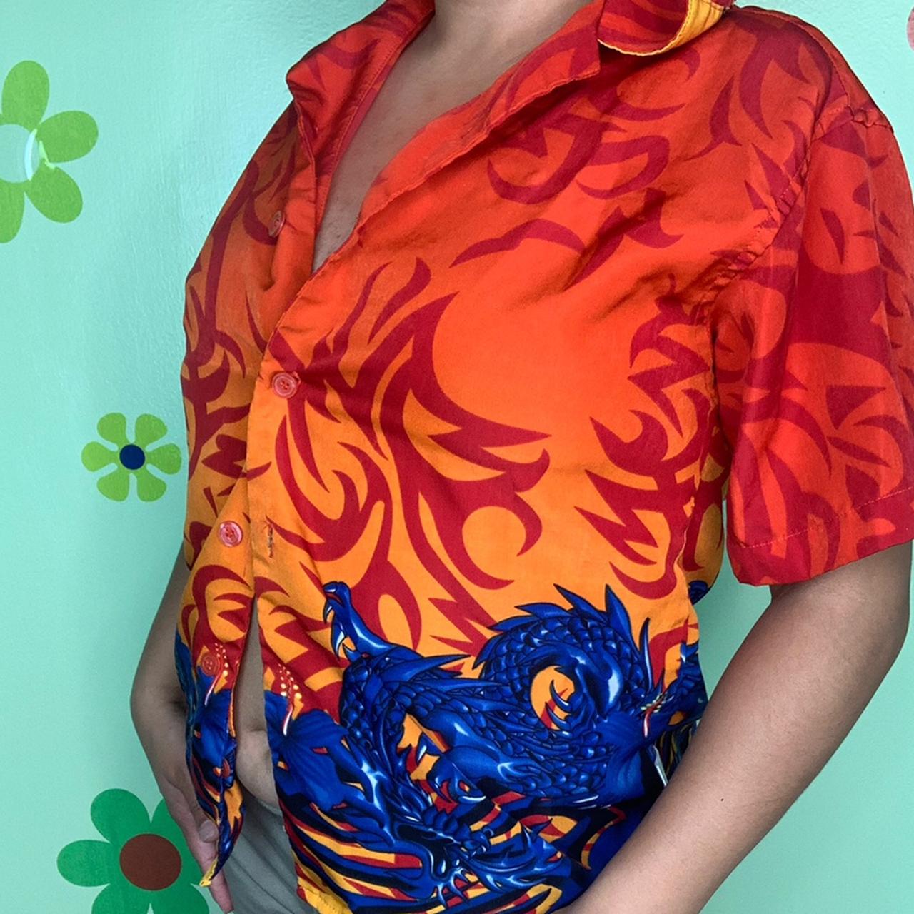 dragon flame shirt