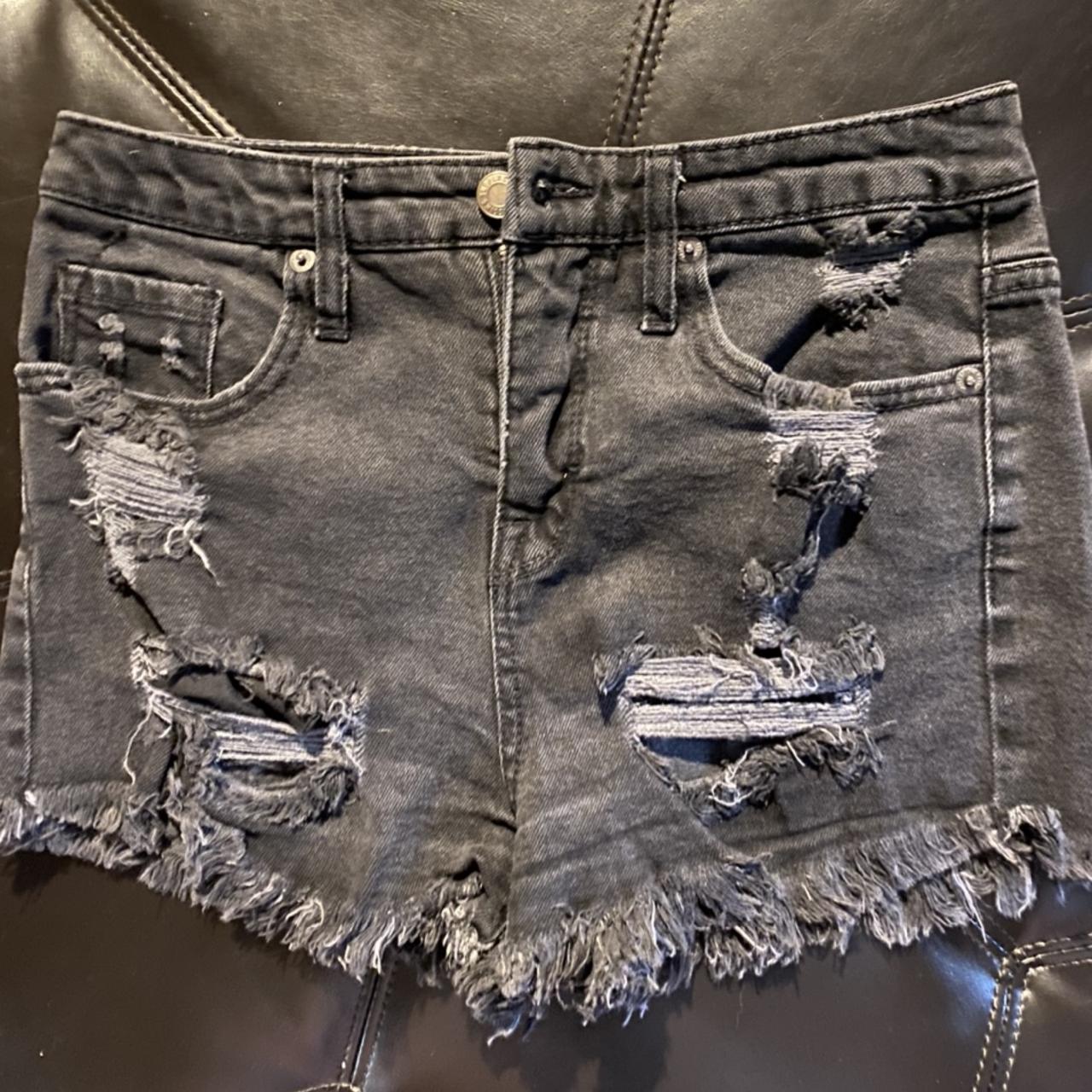 Mossimo supply black ripped shorts from