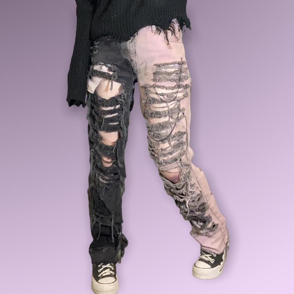 Emo Ripped Jeans