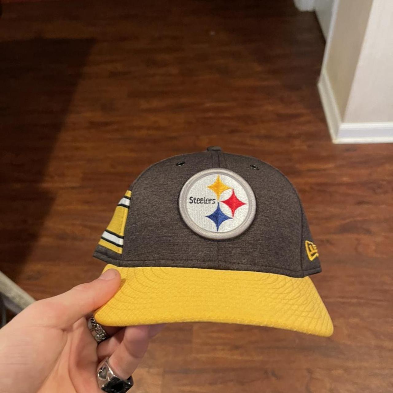 Pittsburgh Steelers Hat Vintage Fitted Youth Size 7 - Depop