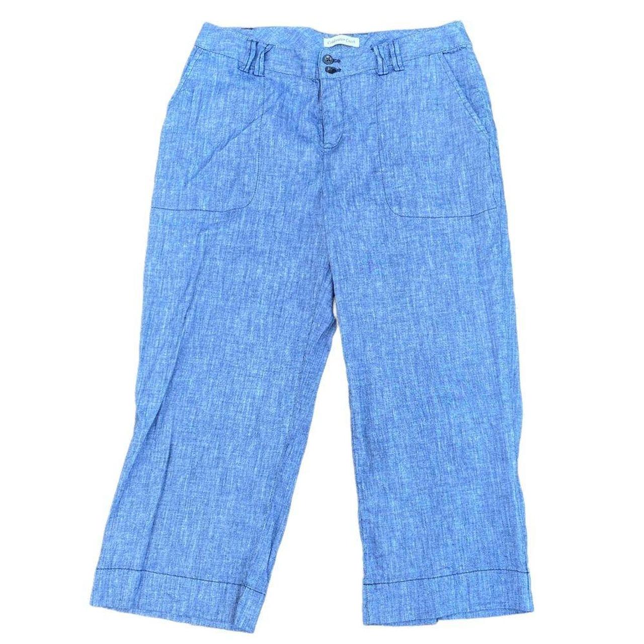 Coldwater Creek linen/cotton blend pants in a size... Depop