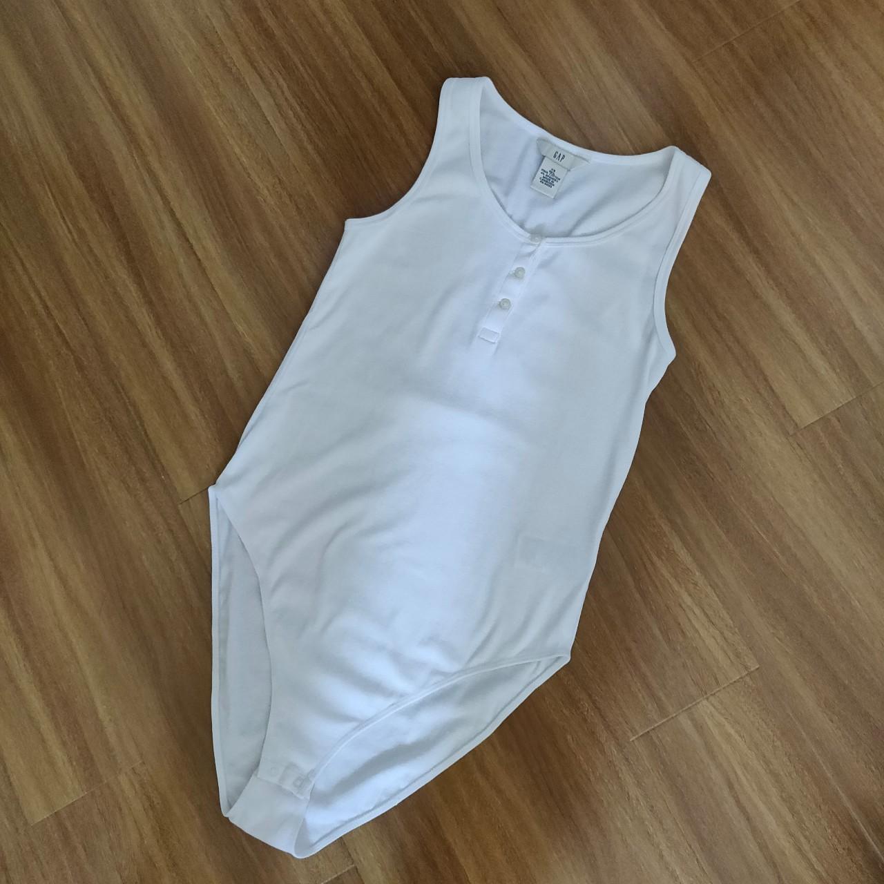 Tank Top Bodysuit Pima Cotton Stretchy and classic... Depop