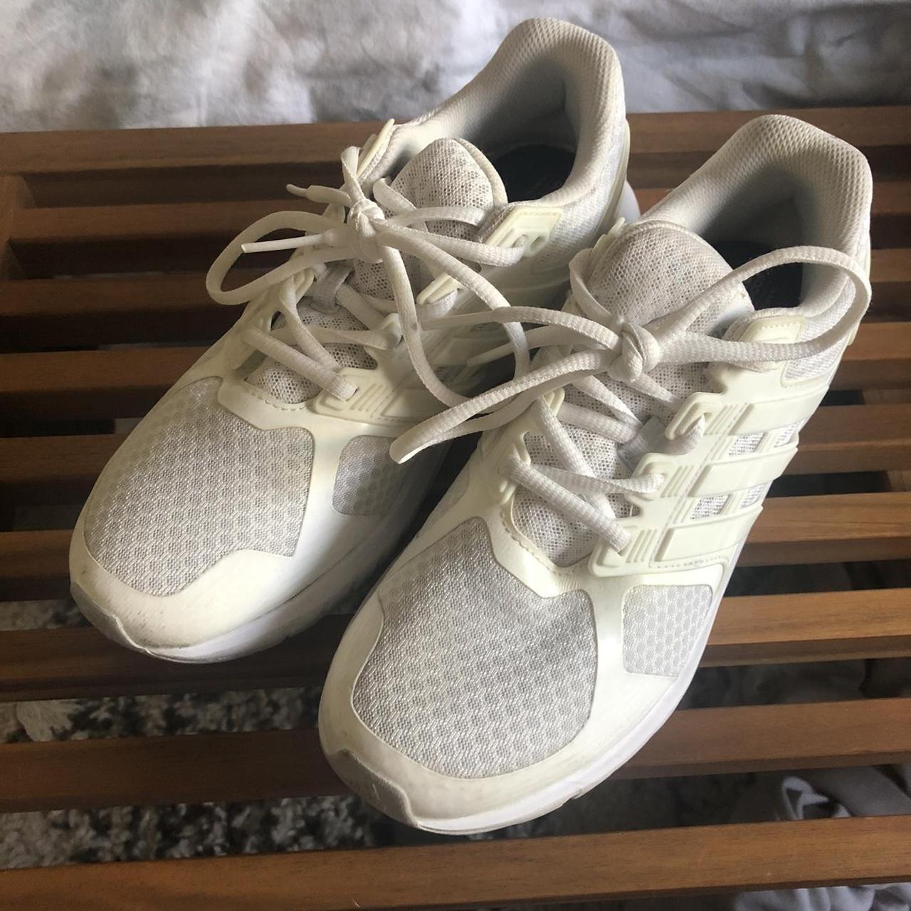 white adidas cloudfoam ortholite running shoes for. Depop