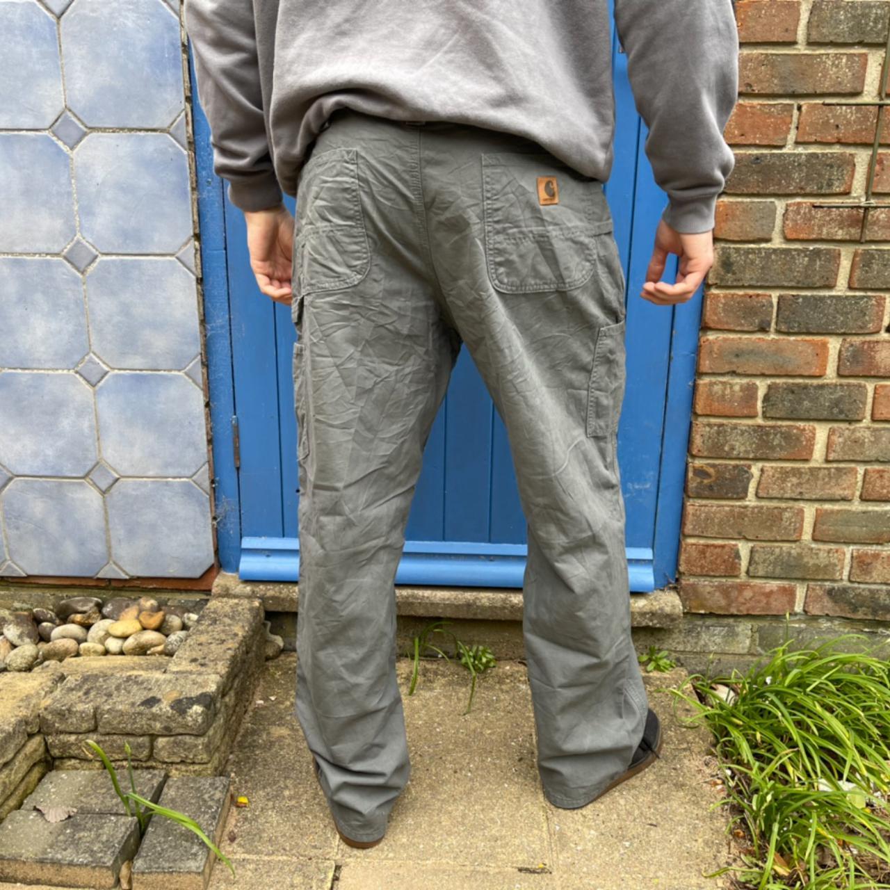 grey carhartt carpenter pants