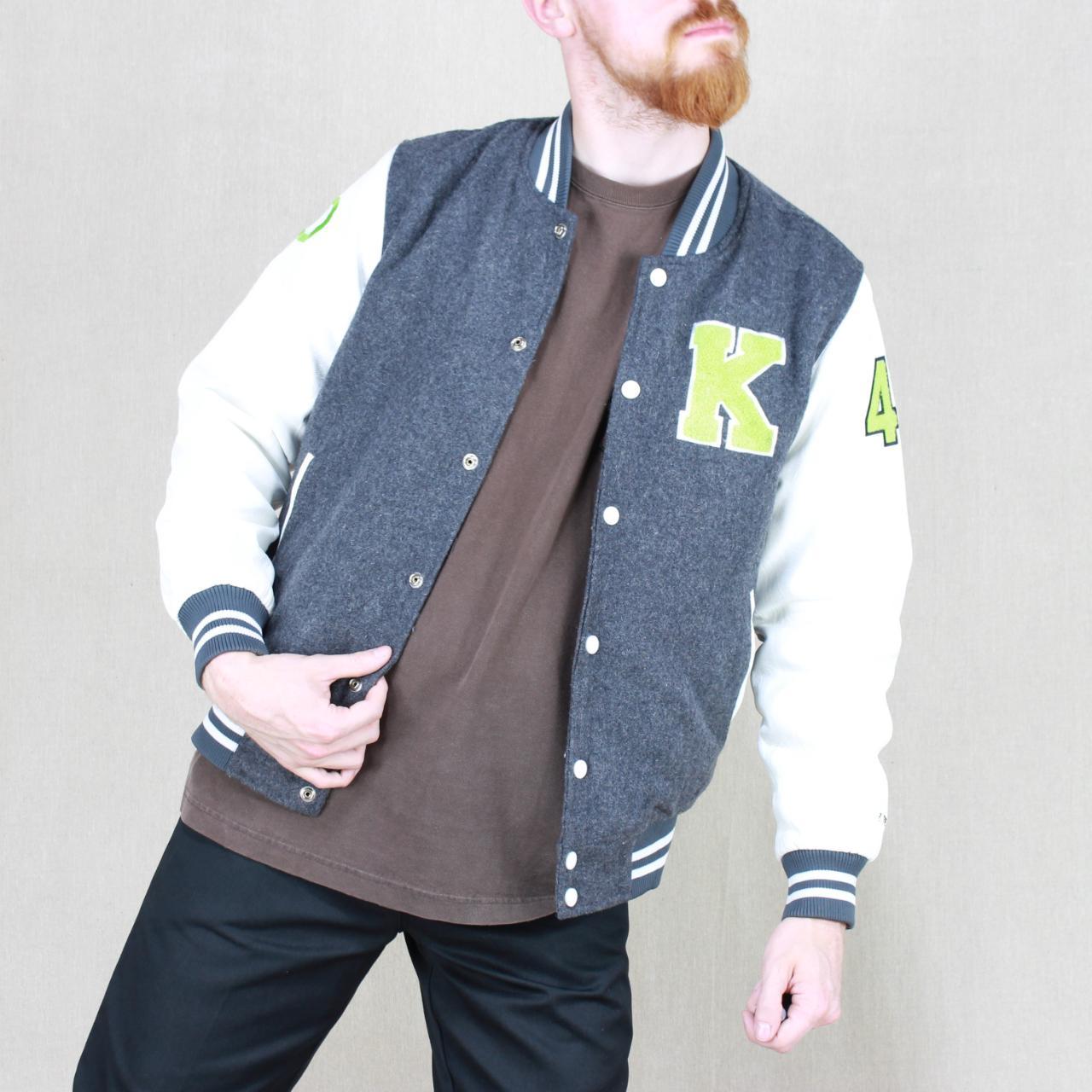 Vintage Letterman varsity jacket Kaist high school... - Depop