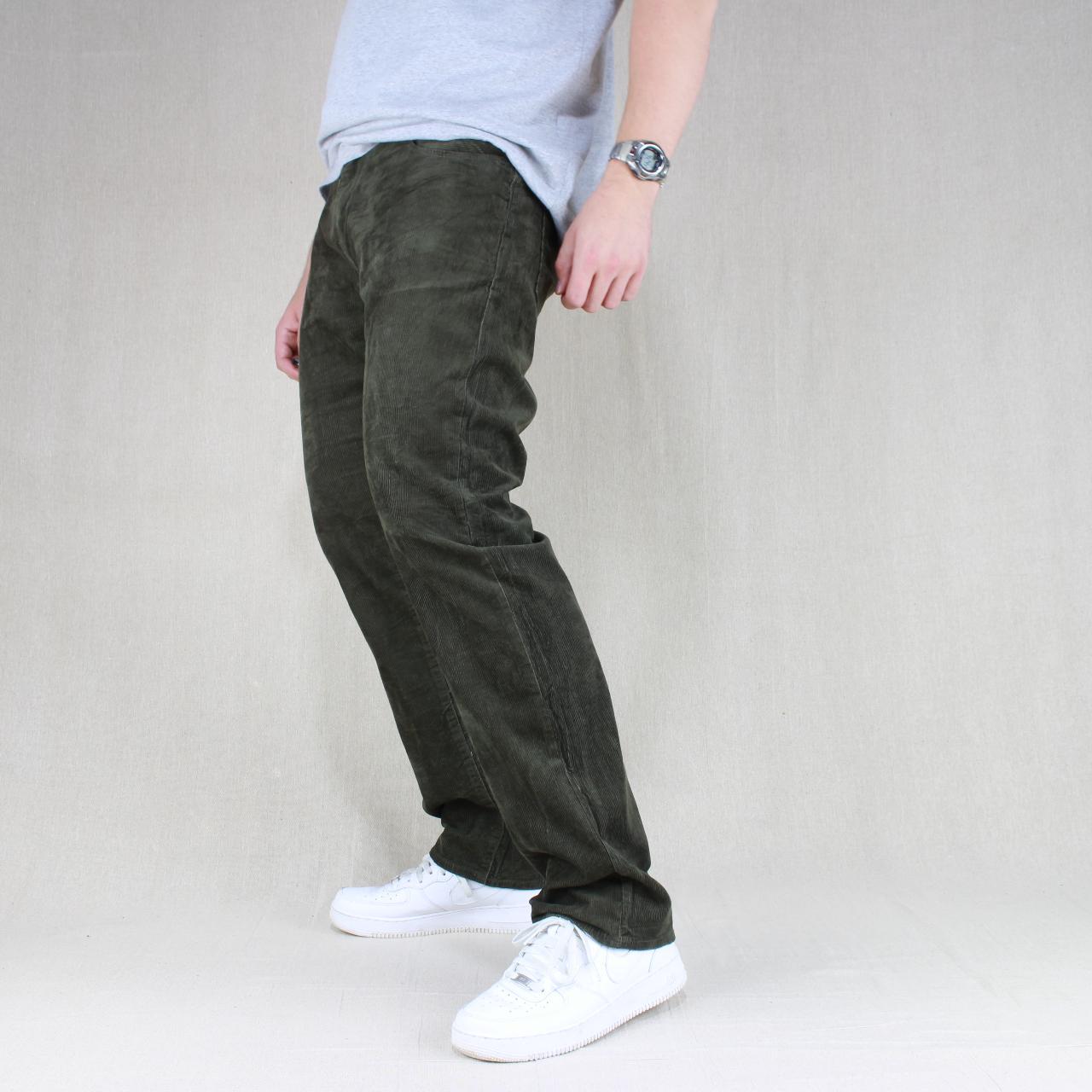 GAP corduroy trousers cord pants Colour green/... Depop