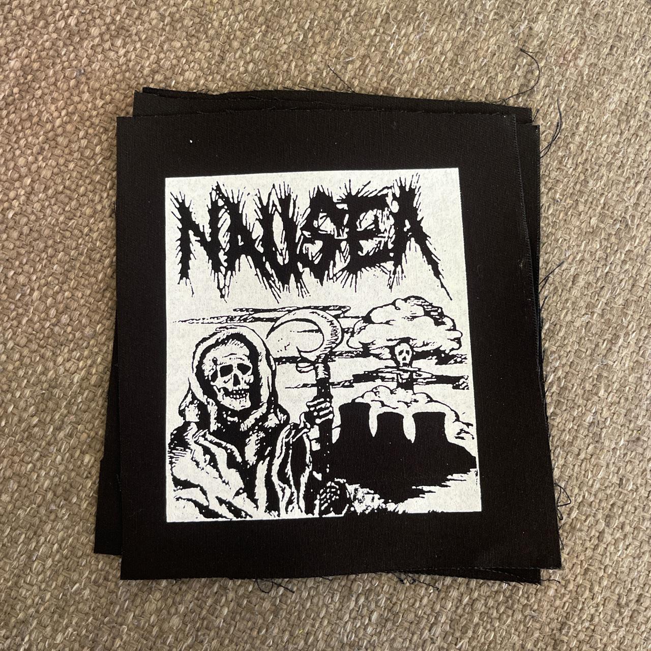 Nausea patch #nausea #patches #bandpatches | Depop, image size:1280x1280
