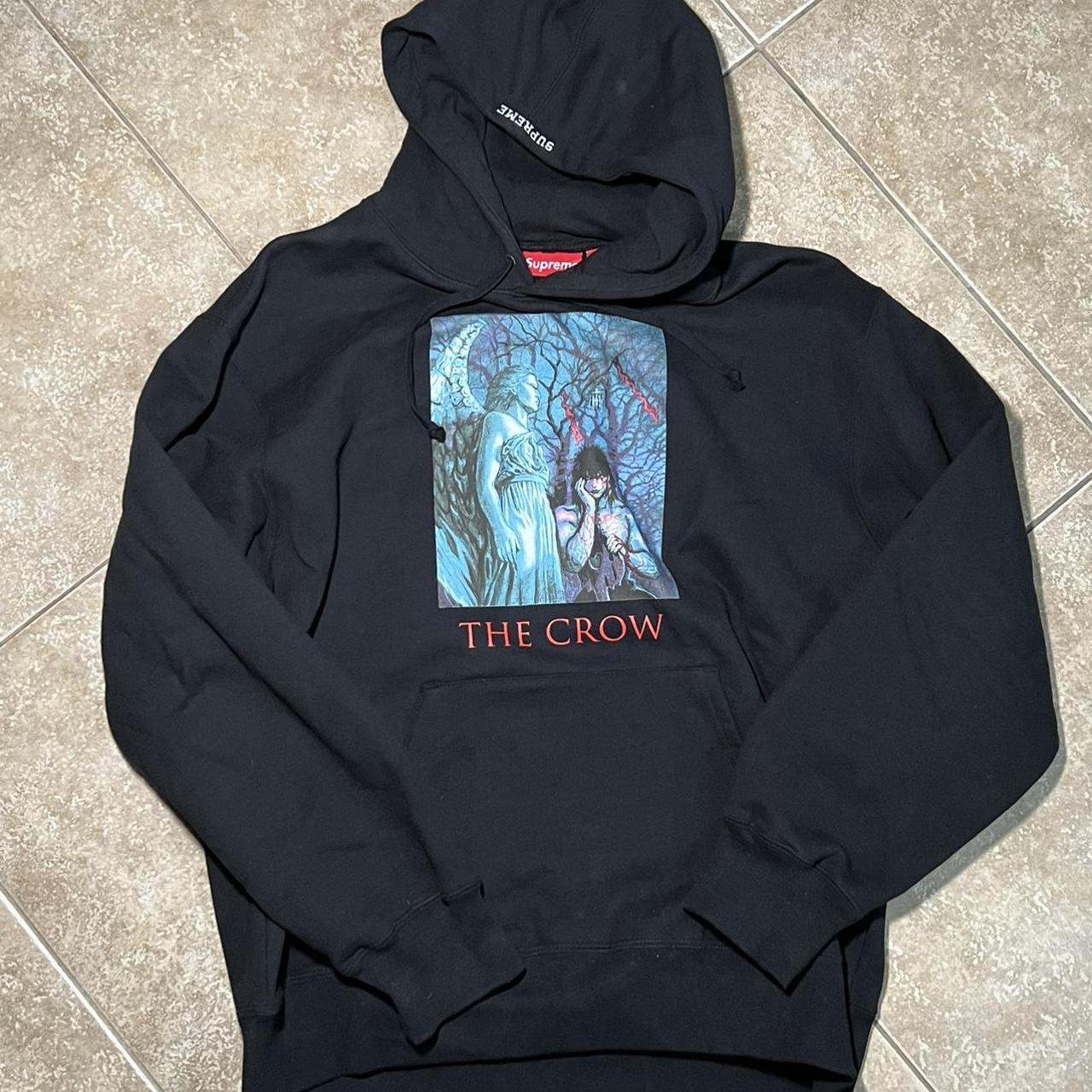 supreme crow hoodie