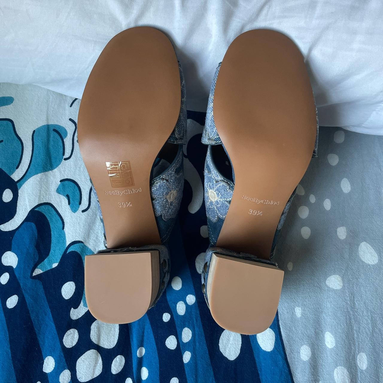 See by Chloé Women's Blue and Tan Sandals (4)