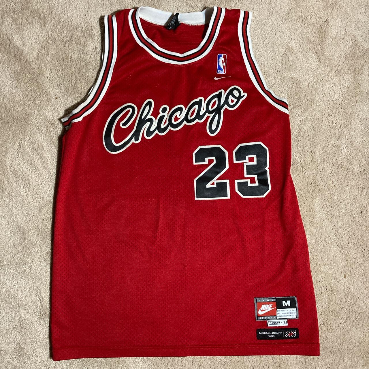 Men's Chicago Bulls jersey with Jordan 23 on the - Depop
