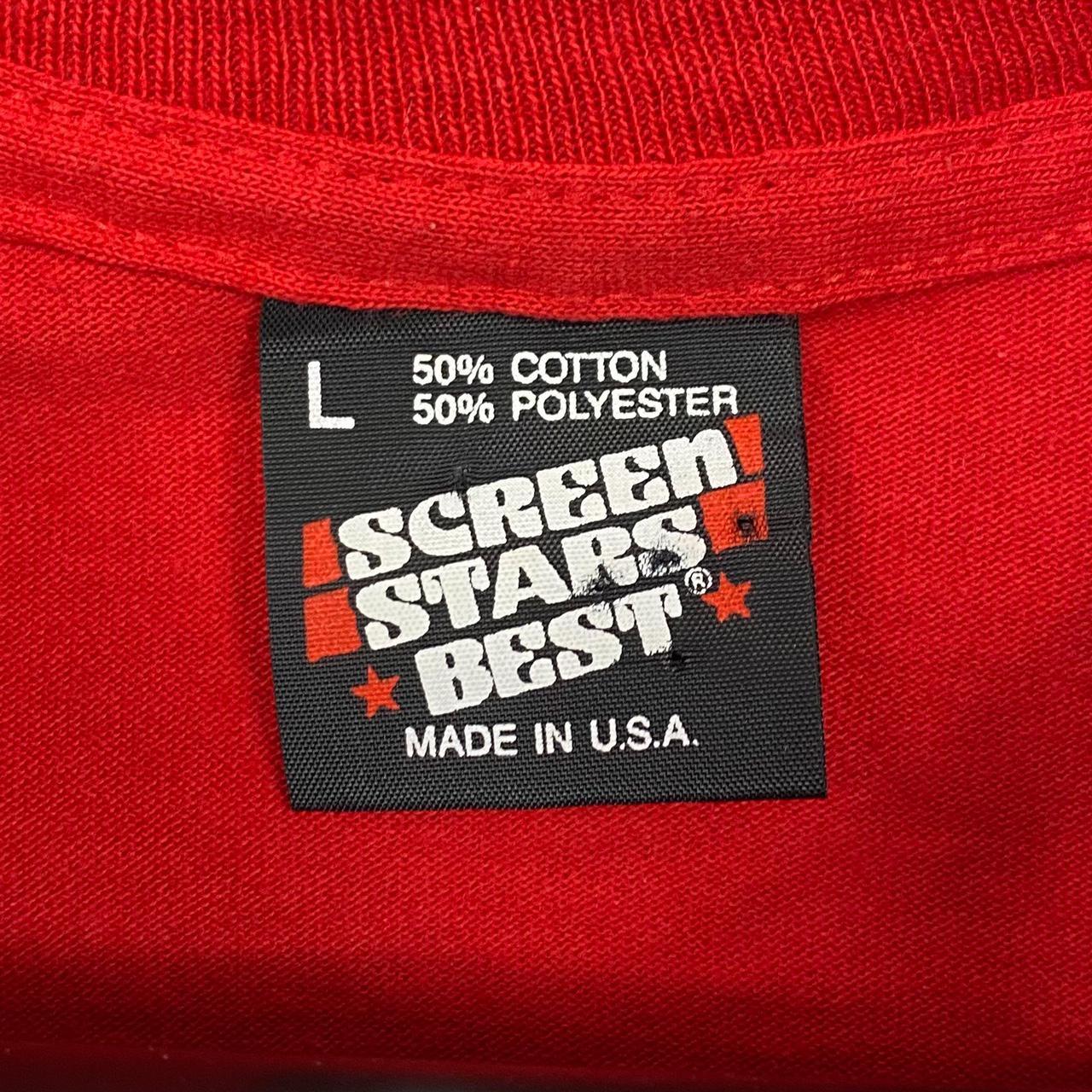Screen Stars Men's Red and Gold T-shirt (4)