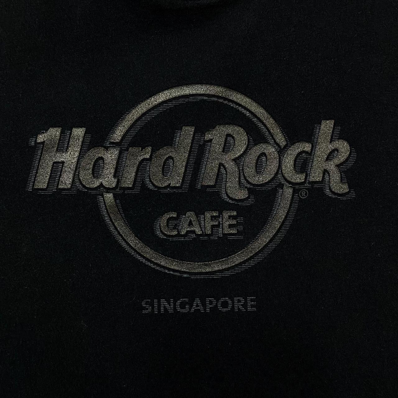 Hard Rock Cafe Men's Black and Grey T-shirt | Depop