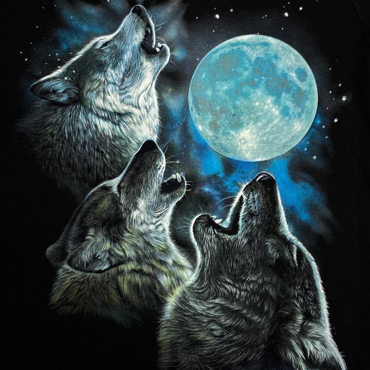 Gothic Howling Wolf Pack Animal Nature Wildlife... - Depop
