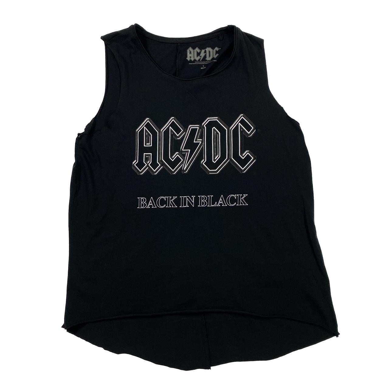AC/DC (2018) “Back In Black” Graphic Spellout Hard... - Depop