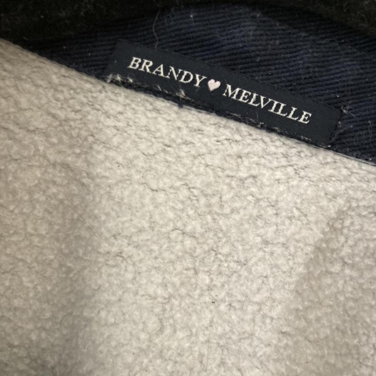 Brandy Melville archer collar sweatshirt oversized... Depop