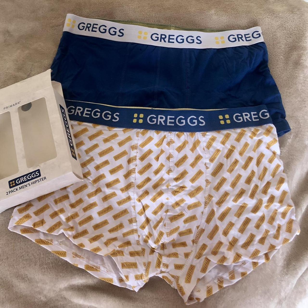 Greggs x Primark~ Super cool 2pk men’s boxers/... - Depop