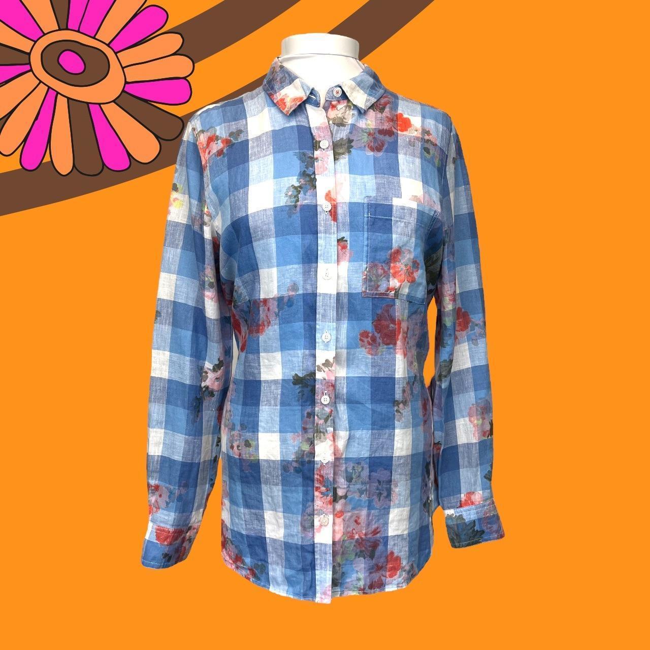 Product Image 1 - Linen Gingham Blouse by Joules
