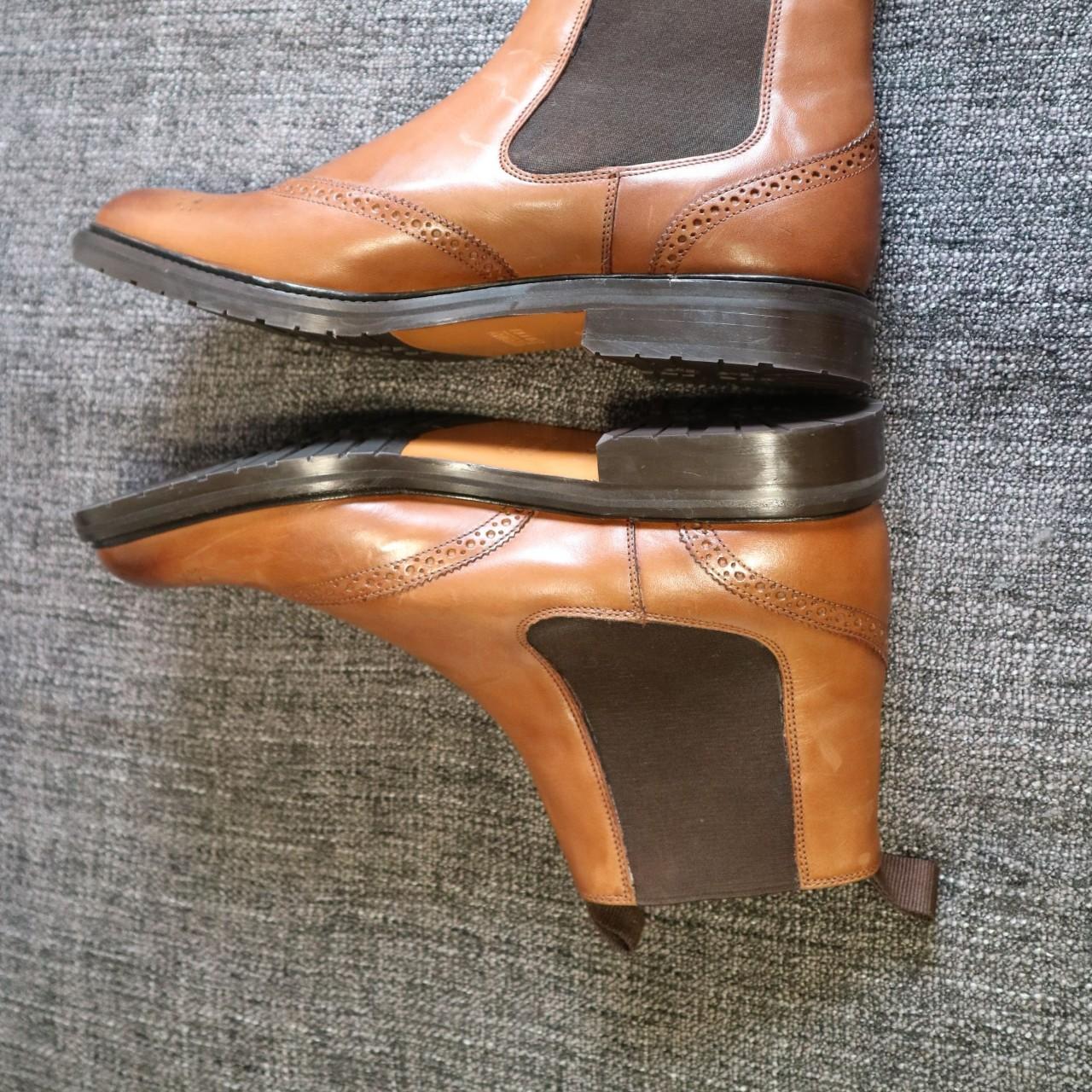 Chapman Moore Brogue Chelsea Boots Tan Depop