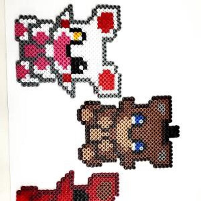 Hello Kitty Cute Perler Beads Handmade and Pretty Depop