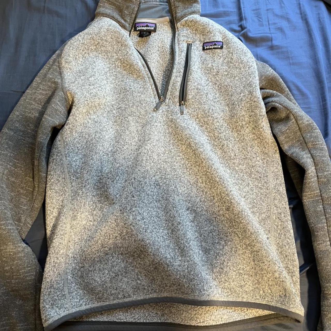 Patagonia synchilla quarter zip Lightly used with no... - Depop