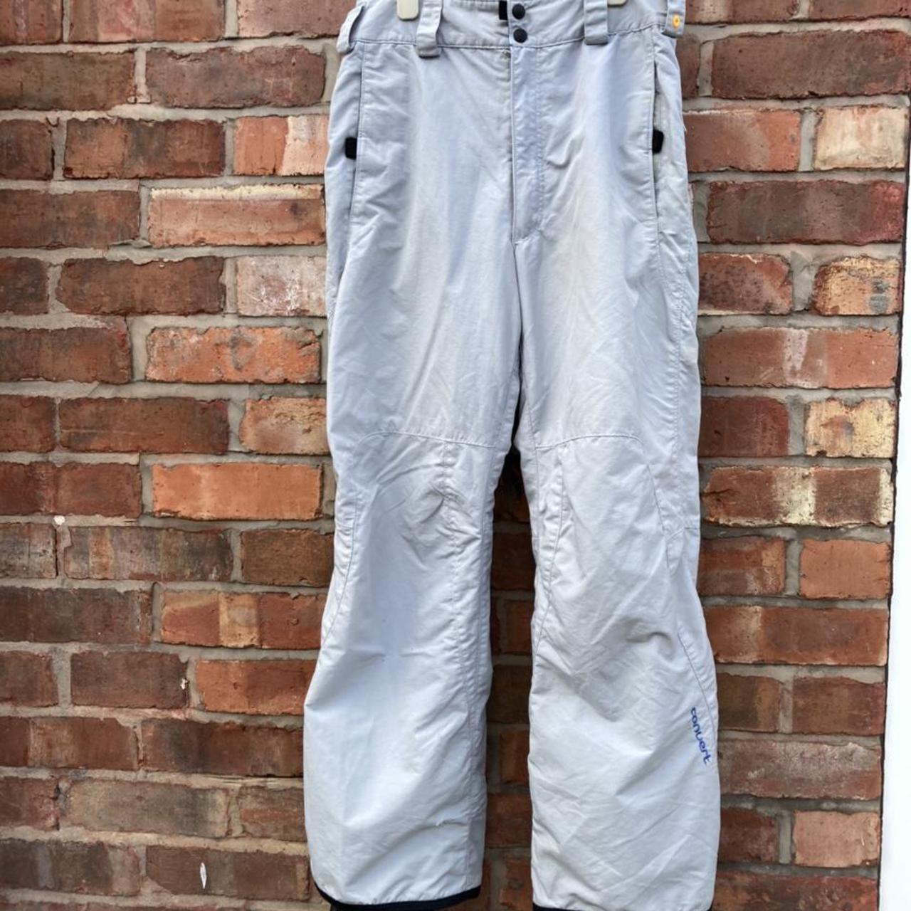 columbia snow pants white