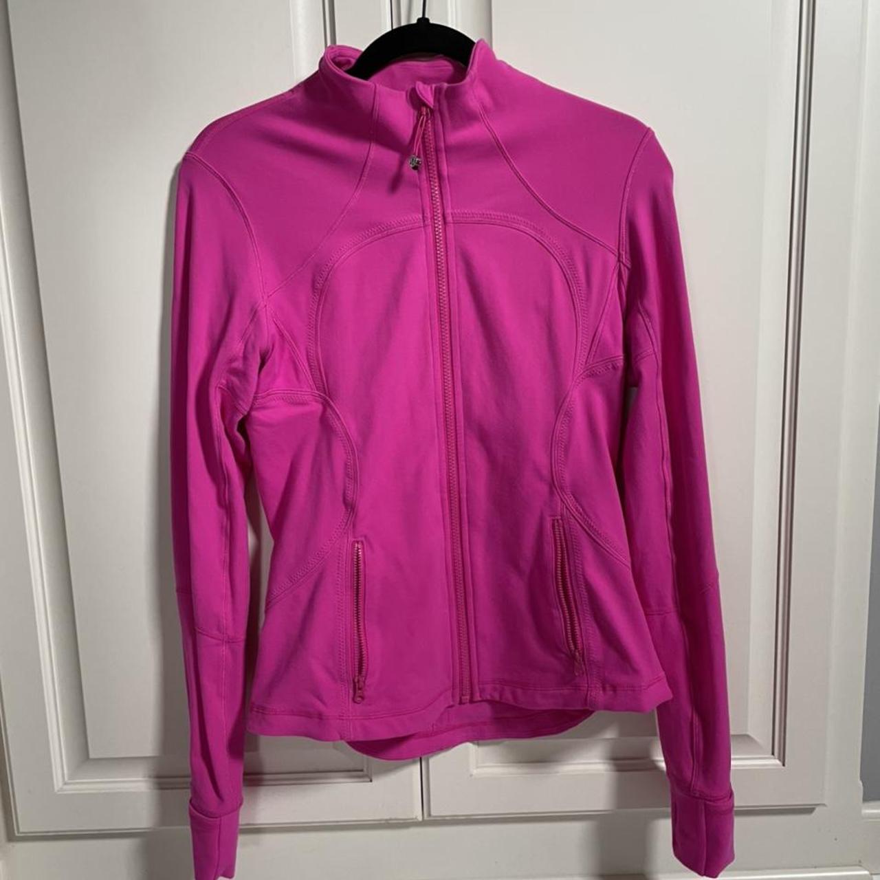 Lululemon pink define jacket. like new condition - Depop