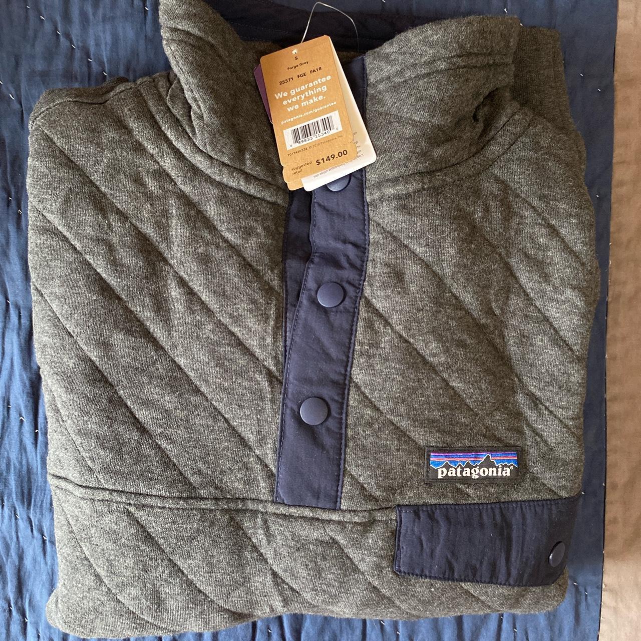 Mens organic cotton quilt snap T Brand Depop