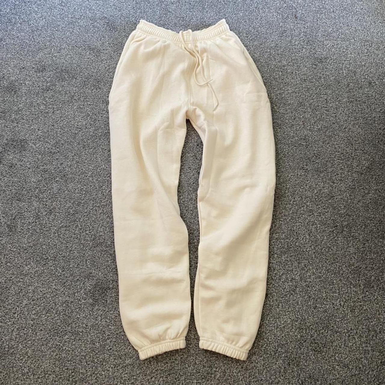 plt cream joggers