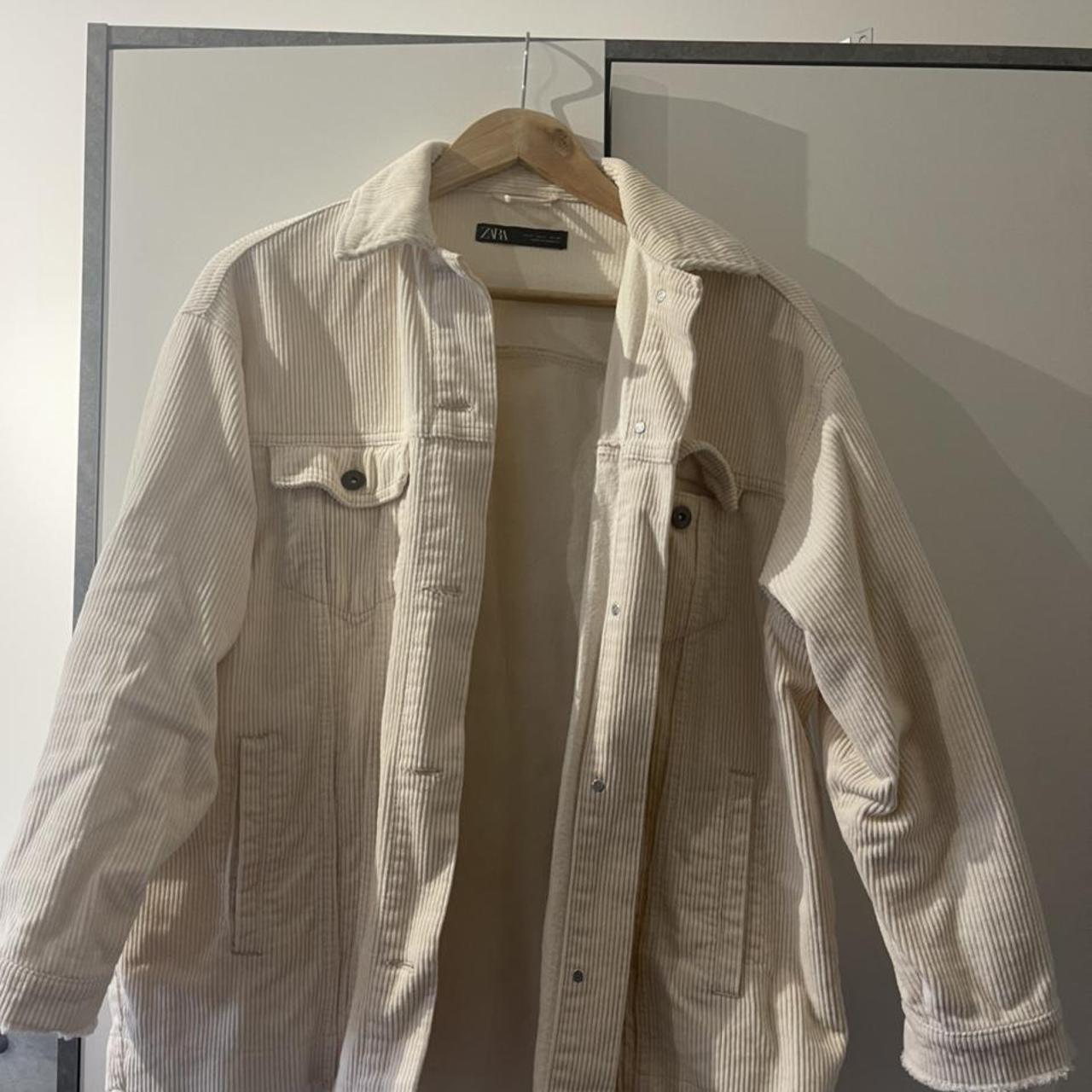 corduroy jacket women's zara