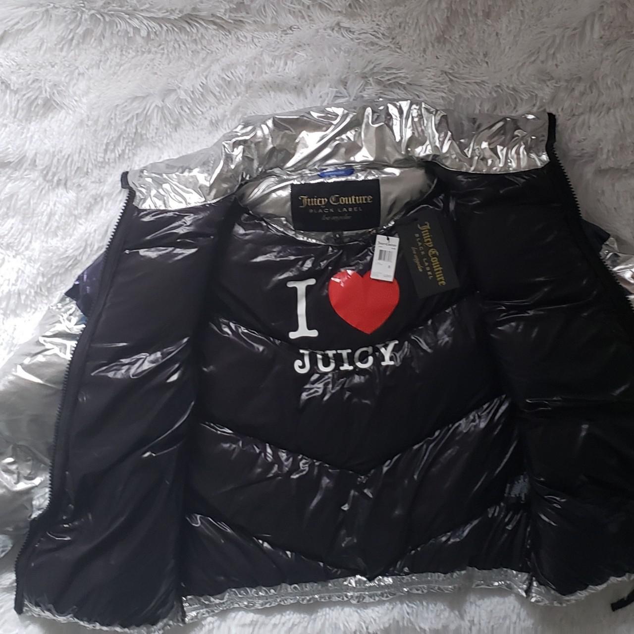 Juicy couture black label cheap puffer jacket