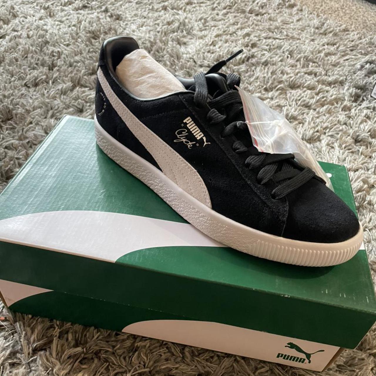 PUMA Clyde OG Gunner Stahl (never wore) Size... - Depop